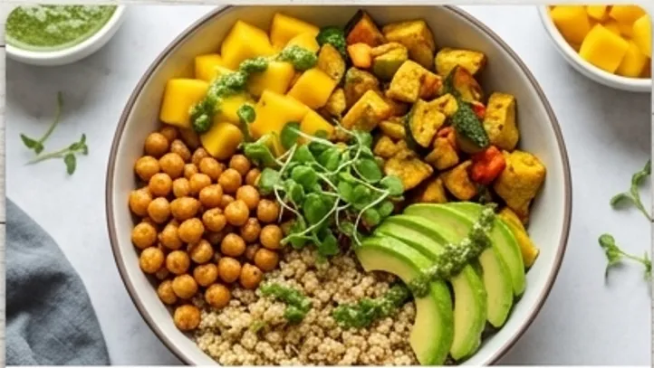 Indian Fusion Quinoa Buddha Bowl