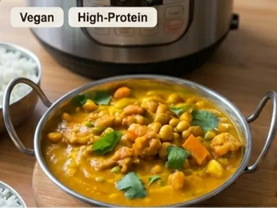 Instant Pot Turmeric Chickpea Curry